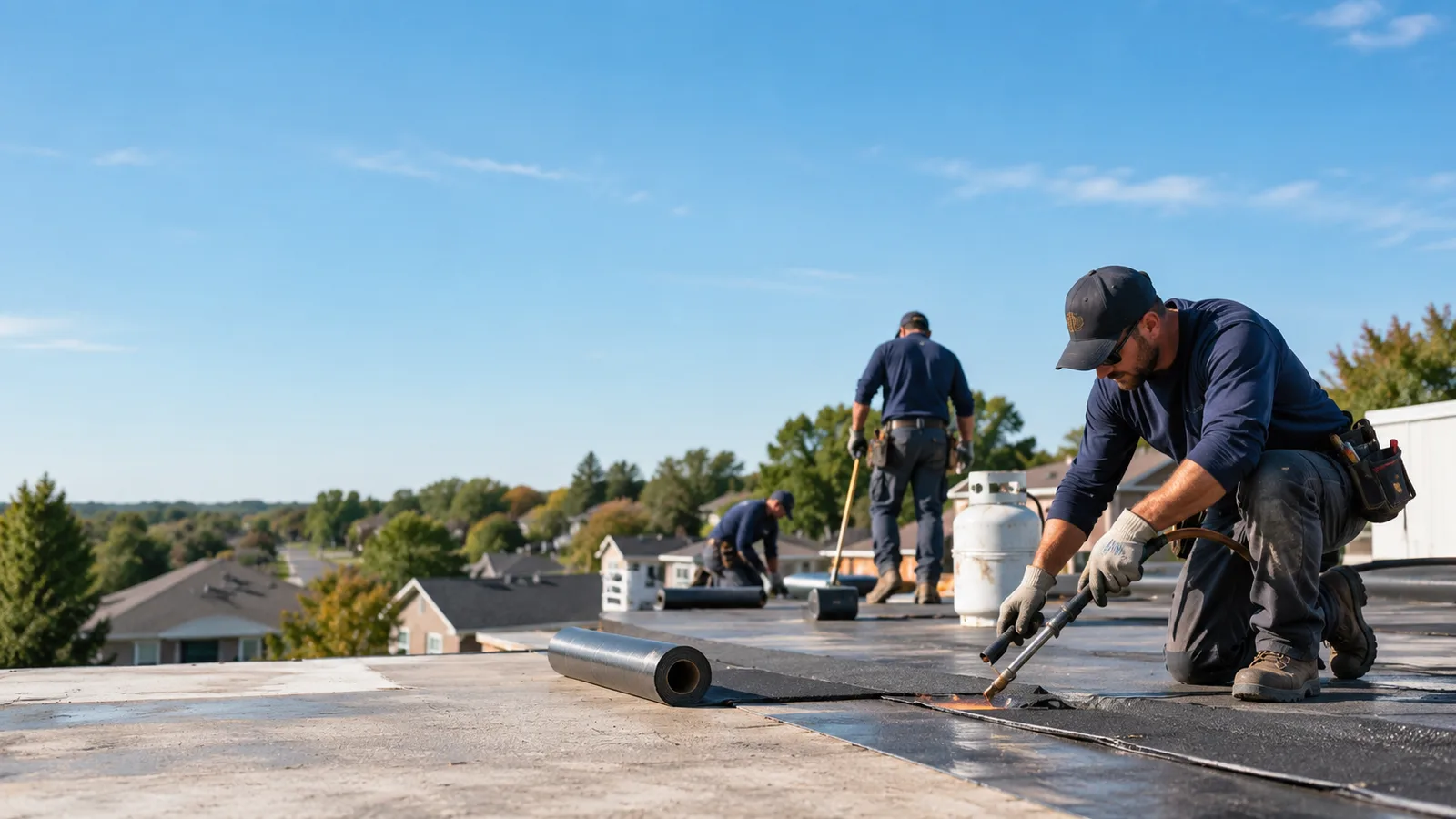 Flat Roof Leak Repair providers in Rush, NY